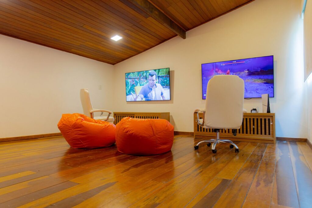 Sala de games do Hotel Experience João Fernandes
